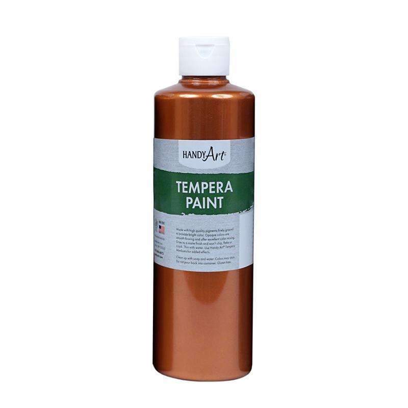 16OZ METALLIC COPPER TEMPERA PAINT-Arts & Crafts-JadeMoghul Inc.