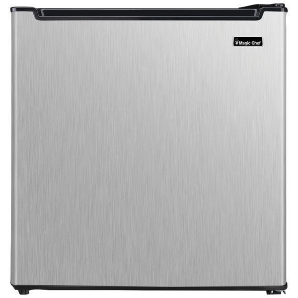 1.7 Cubic-ft All-Refrigerator (Silver)-Refrigerators, Freezers & Keg Coolers-JadeMoghul Inc.