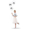 17" Large White Round Wedding Balloons - "Mr" (Pack of 3)-Wedding Reception Decorations-JadeMoghul Inc.