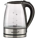1.7-Liter Cordless Tempered-Glass Electric Kettle (Black)-Small Appliances & Accessories-JadeMoghul Inc.