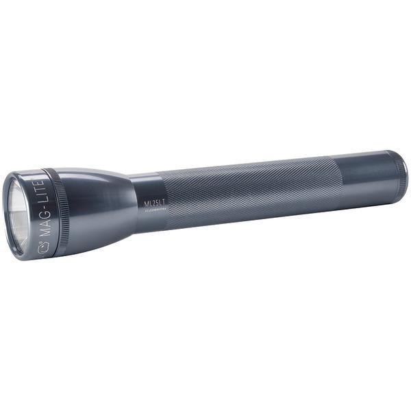 173-Lumen MAGLITE(R) ML25LT(TM) LED C-Cell Flashlight (Gray)-Flashlights, Headlights & Accessories-JadeMoghul Inc.