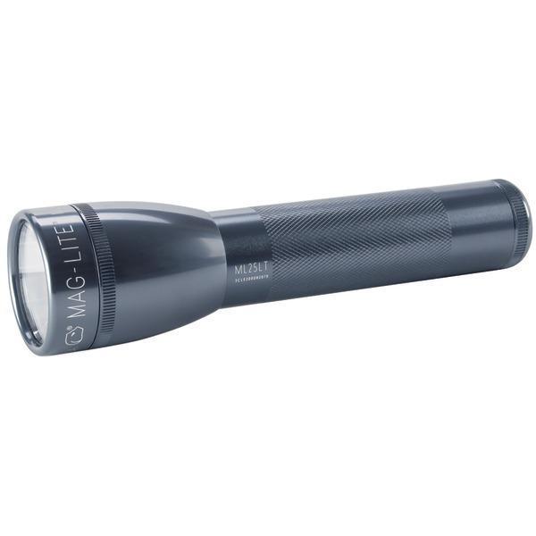 177-Lumen MAGLITE(R) ML25LT(TM) LED C-Cell Flashlight (Gray)-Flashlights, Headlights & Accessories-JadeMoghul Inc.