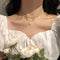 17KM Fashion Bead Pearl Choker Necklace For Women Elegant Simple Pearl Pendant Necklace Wedding Jewelry 2021