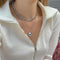 17KM Fashion Bead Pearl Choker Necklace For Women Elegant Simple Pearl Pendant Necklace Wedding Jewelry 2021