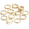 17KM 12 pc/set Charm Gold Color Midi Finger Ring Set for Women Vintage Boho Knuckle Party Rings Punk Jewelry Gift for Girl-RJCS071-JadeMoghul Inc.