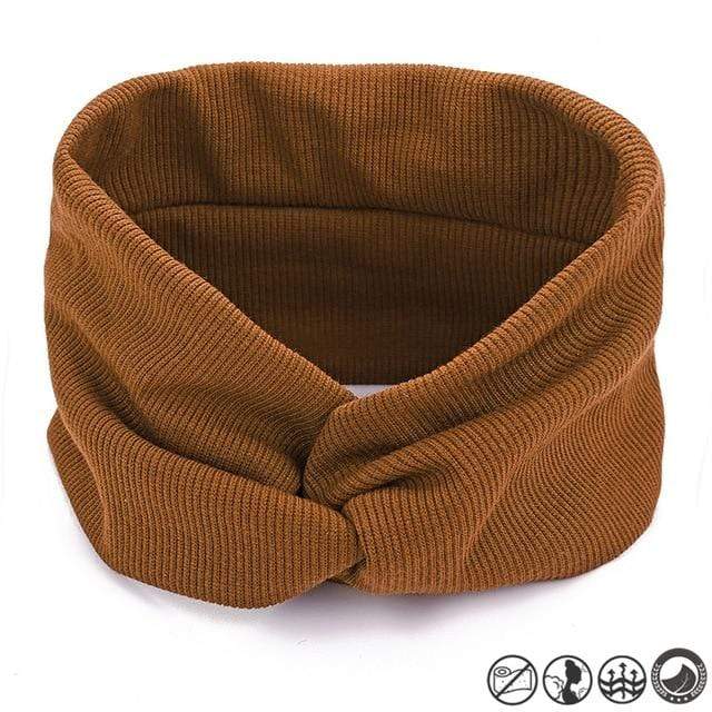 17KM 13 Color Cotton Headband For Women Girl Baby Headband 2020 Elastic Knot Headbands Twist Fashion Cross Hair Accessories AExp