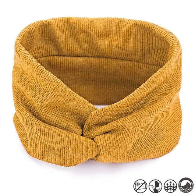 17KM 13 Color Cotton Headband For Women Girl Baby Headband 2020 Elastic Knot Headbands Twist Fashion Cross Hair Accessories AExp