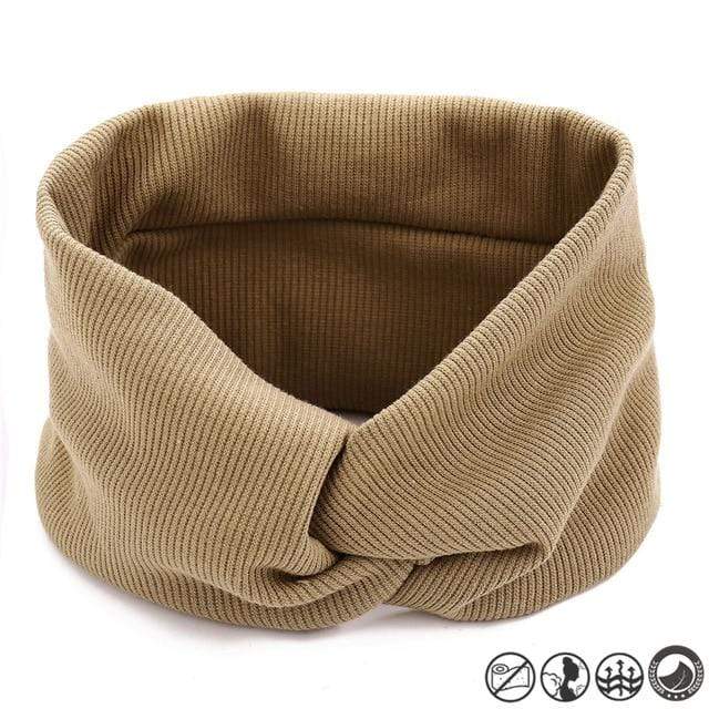 17KM 13 Color Cotton Headband For Women Girl Baby Headband 2020 Elastic Knot Headbands Twist Fashion Cross Hair Accessories AExp