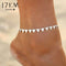 17KM 3 Style New Triangle Geometry Anklet Foot Chain Anklet Summer Bracelet Charm Anklet Tassel Sandals Beach Foot Jewelry Gift-BJCS25925-JadeMoghul Inc.