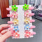 17KM Baby Girls Cartoon Hairpin For Women Children Rainbow Hair Clip Kids Flower Candy Fruit Barrette Hair Accessories AExp