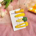 17KM Baby Girls Cartoon Hairpin For Women Children Rainbow Hair Clip Kids Flower Candy Fruit Barrette Hair Accessories AExp