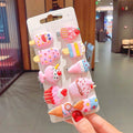 17KM Baby Girls Cartoon Hairpin For Women Children Rainbow Hair Clip Kids Flower Candy Fruit Barrette Hair Accessories AExp