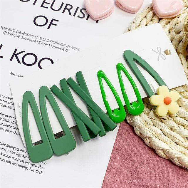 17KM Baby Girls Cartoon Hairpin For Women Children Rainbow Hair Clip Kids Flower Candy Fruit Barrette Hair Accessories AExp