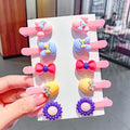 17KM Baby Girls Cartoon Hairpin For Women Children Rainbow Hair Clip Kids Flower Candy Fruit Barrette Hair Accessories AExp