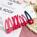 17KM Baby Girls Cartoon Hairpin For Women Children Rainbow Hair Clip Kids Flower Candy Fruit Barrette Hair Accessories