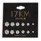 17KM Fashion 6 Pair/set Punk Accessories Crystal Stud Earrings Set For Women Round Flower Fashion Design Brincos Jewelry Bijoux-EJCS188-JadeMoghul Inc.