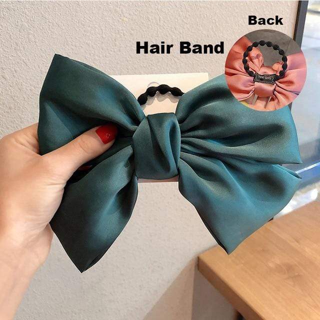 17KM Fashion Big Bow Hairpin Cute Red Barrette Pink Hair Clip Women Girls BB Hairgrip Korean Oversize Floral Hair Accessories AExp