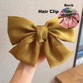 17KM Fashion Big Bow Hairpin Cute Red Barrette Pink Hair Clip Women Girls BB Hairgrip Korean Oversize Floral Hair Accessories JadeMoghul Inc. 