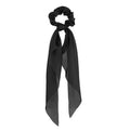 17KM Fashion Floral Print Scrunchies Solid Long Hair Ribbon For Women Ponytail Scarf Sweet Elastic Hair Band Hair Accessories AExp