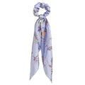 17KM Fashion Floral Print Scrunchies Solid Long Hair Ribbon For Women Ponytail Scarf Sweet Elastic Hair Band Hair Accessories AExp