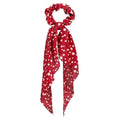 17KM Fashion Floral Print Scrunchies Solid Long Hair Ribbon For Women Ponytail Scarf Sweet Elastic Hair Band Hair Accessories AExp