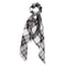 17KM Fashion Floral Print Scrunchies Solid Long Hair Ribbon For Women Ponytail Scarf Sweet Elastic Hair Band Hair Accessories AExp