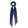 17KM Fashion Floral Print Scrunchies Solid Long Hair Ribbon For Women Ponytail Scarf Sweet Elastic Hair Band Hair Accessories AExp