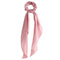 17KM Fashion Floral Print Scrunchies Solid Long Hair Ribbon For Women Ponytail Scarf Sweet Elastic Hair Band Hair Accessories AExp