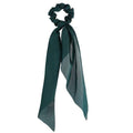 17KM Fashion Floral Print Scrunchies Solid Long Hair Ribbon For Women Ponytail Scarf Sweet Elastic Hair Band Hair Accessories AExp