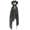 17KM Fashion Floral Print Scrunchies Solid Long Hair Ribbon For Women Ponytail Scarf Sweet Elastic Hair Band Hair Accessories JadeMoghul Inc. 