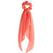 17KM Fashion Floral Print Scrunchies Solid Long Hair Ribbon For Women Ponytail Scarf Sweet Elastic Hair Band Hair Accessories JadeMoghul Inc. 