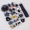 18/24 Pcs/Set Children Hair Clip Set Baby Head flower Fabric Bow Barrettes Hair clips Girl Elastic hair Headband Headdress Gift AExp
