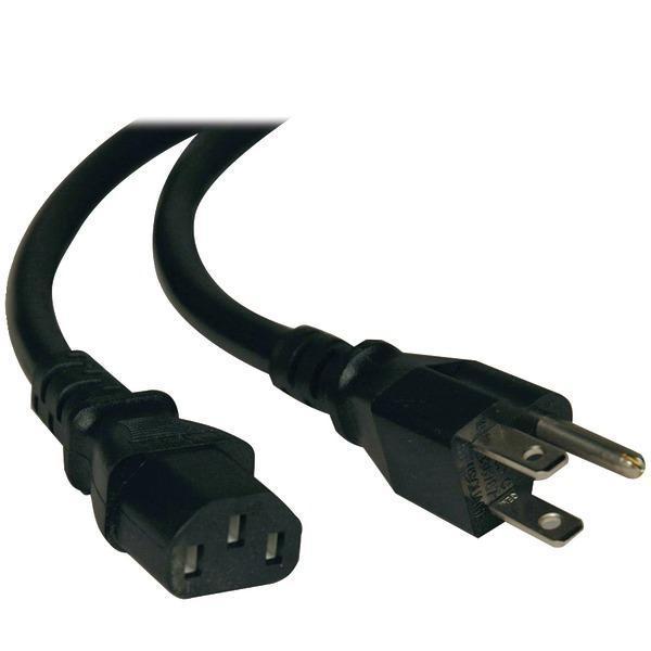 18-Gauge Universal Computer Power Cord (10ft)-Cables, Connectors & Accessories-JadeMoghul Inc.