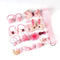 18 Pcs hair clip set Cute Hair Accessories Girl cartoon hair clip headwear Bow Flower animal Hairpin hair ring Elastic Headdress AExp