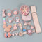 18 Piece hair clip set Cute Hair Accessories Girl headwear Bow Flower animal Hairpins hair band cartoon Elastic Headdress Gift AExp