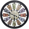 18" Round Colored Panels See-Through Clock-Household Equipment & Accessories-JadeMoghul Inc.