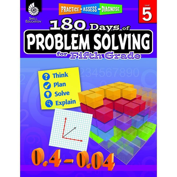 180 DAY PROBLEM SOLVING GR5 WORKBK-Learning Materials-JadeMoghul Inc.