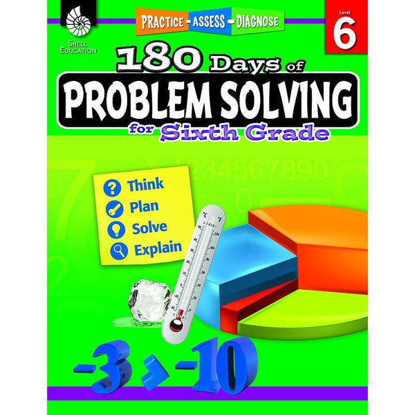 180 DAY PROBLEM SOLVING GR6 WORKBK-Learning Materials-JadeMoghul Inc.