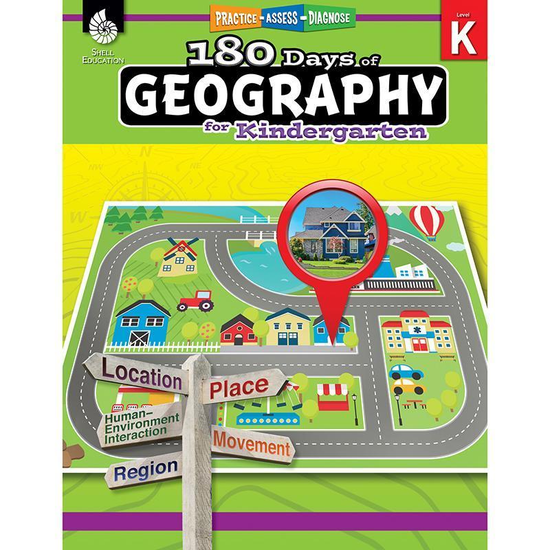 180 DAYS OF GEOGRAPHY GRADE K-Learning Materials-JadeMoghul Inc.