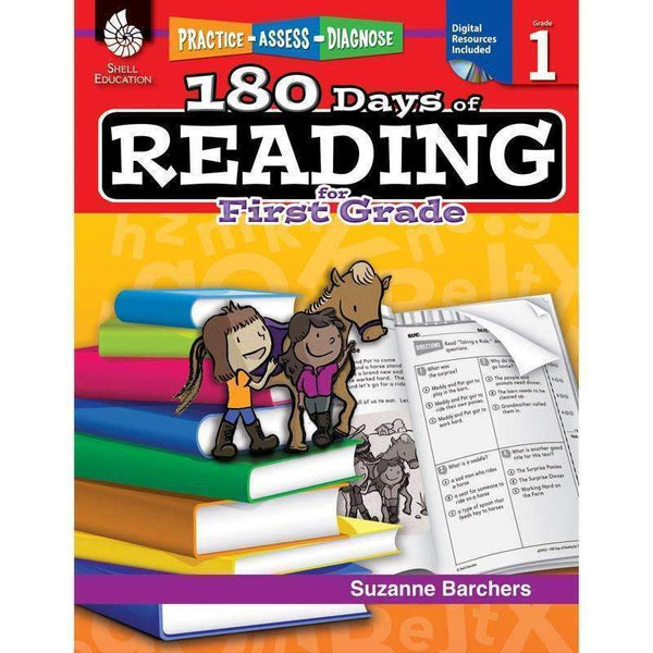 180 DAYS OF READING BOOK FOR FIRST-Learning Materials-JadeMoghul Inc.