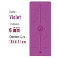 1830*610*6mm EVA Yoga Mat with Position Line Non Slip Carpet Mat For Beginner Environmental Fitness Gymnastics Mats JadeMoghul Inc. 