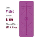 1830*610*6mm EVA Yoga Mat with Position Line Non Slip Carpet Mat For Beginner Environmental Fitness Gymnastics Mats JadeMoghul Inc. 