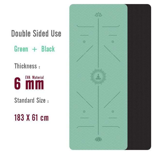 1830*610*6mm EVA Yoga Mat with Position Line Non Slip Carpet Mat For Beginner Environmental Fitness Gymnastics Mats JadeMoghul Inc. 