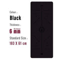 1830*610*6mm EVA Yoga Mat with Position Line Non Slip Carpet Mat For Beginner Environmental Fitness Gymnastics Mats JadeMoghul Inc. 
