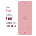 1830*610*6mm EVA Yoga Mat with Position Line Non Slip Carpet Mat For Beginner Environmental Fitness Gymnastics Mats JadeMoghul Inc. 