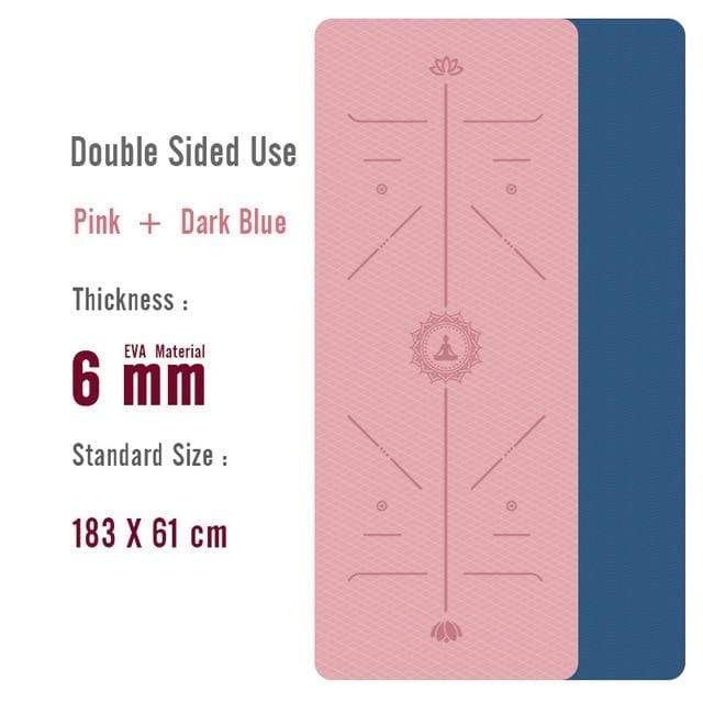 1830*610*6mm EVA Yoga Mat with Position Line Non Slip Carpet Mat For Beginner Environmental Fitness Gymnastics Mats JadeMoghul Inc. 