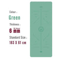 1830*610*6mm EVA Yoga Mat with Position Line Non Slip Carpet Mat For Beginner Environmental Fitness Gymnastics Mats JadeMoghul Inc. 