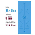 1830*610*6mm EVA Yoga Mat with Position Line Non Slip Carpet Mat For Beginner Environmental Fitness Gymnastics Mats JadeMoghul Inc. 