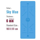 1830*610*6mm EVA Yoga Mat with Position Line Non Slip Carpet Mat For Beginner Environmental Fitness Gymnastics Mats JadeMoghul Inc. 