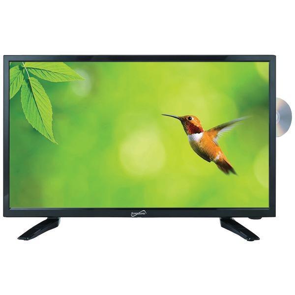 18.5" 720p LED TV/DVD Combination, AC/DC Compatible with RV/Boat-Televisions-JadeMoghul Inc.